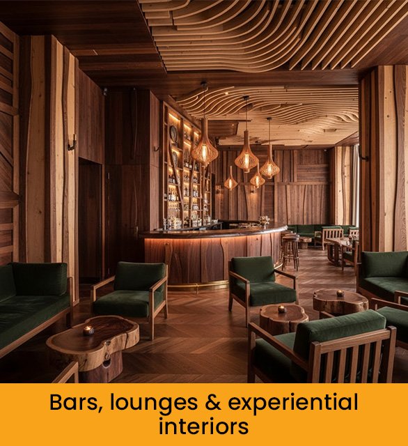 Bars, lounges & experiential interiors