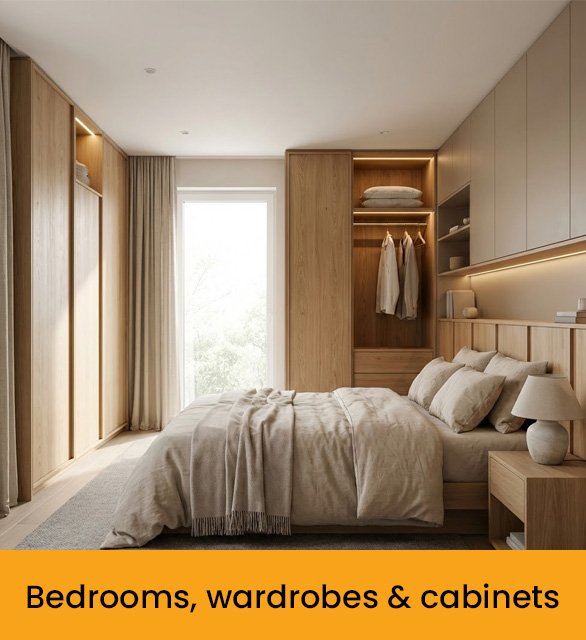 Bedrooms, wardrobes & cabinets
