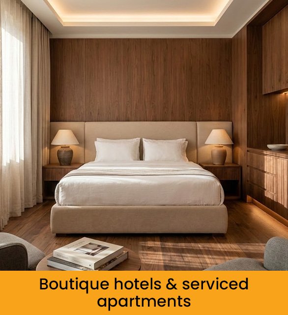 Boutique hotels & serviced apartments
