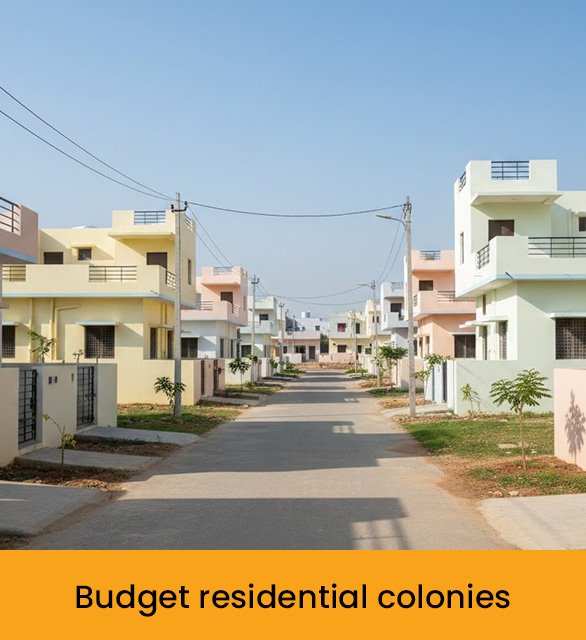 Budget residential colonies