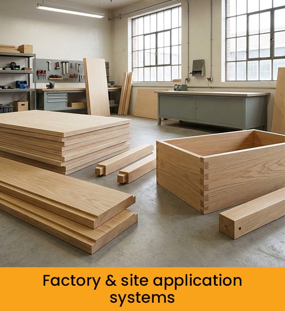 Factory & site application systems