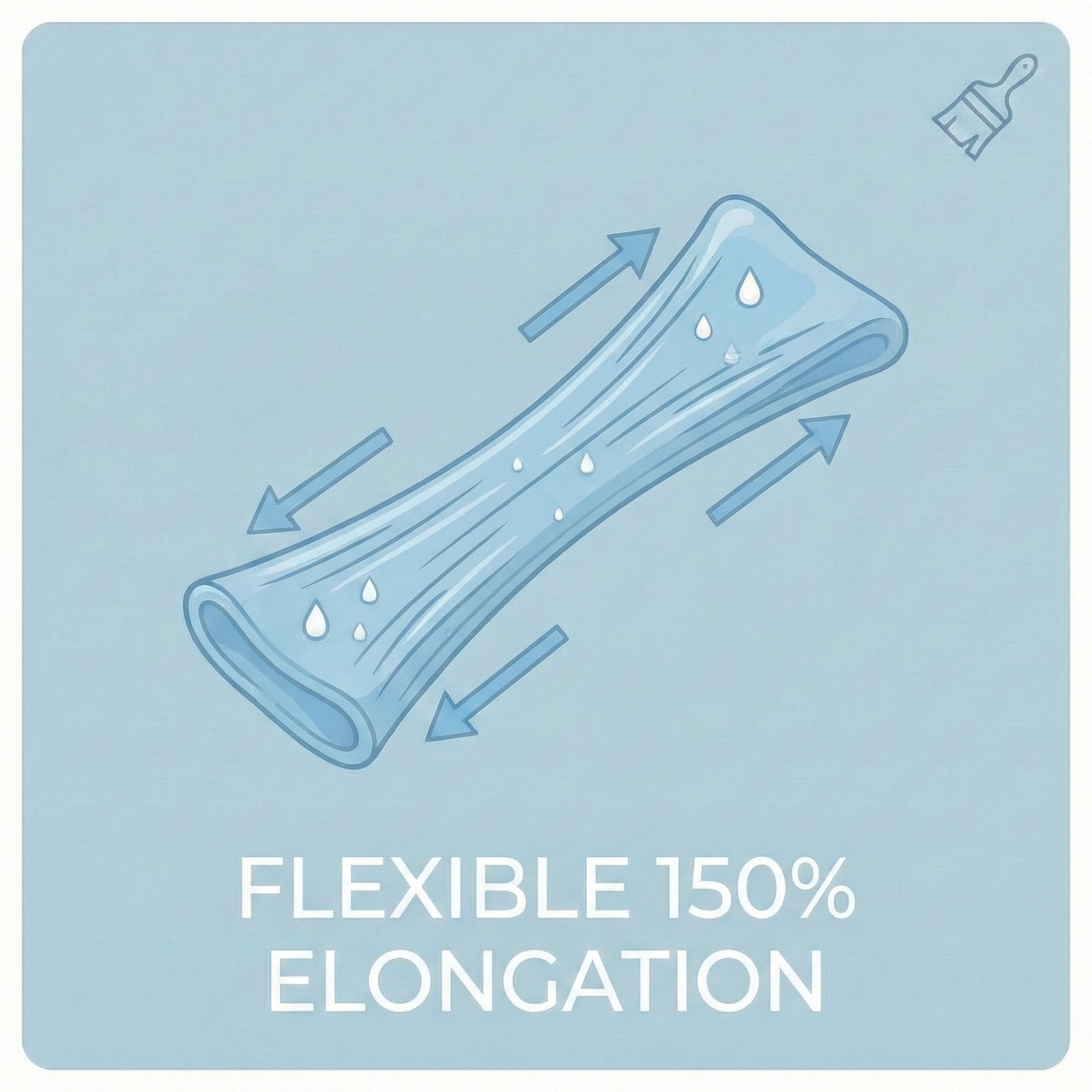 Flexible 150% Elongation