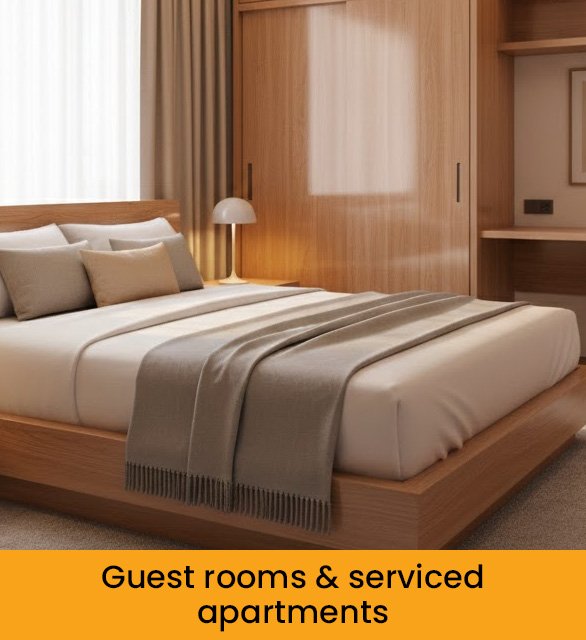 Guest rooms & serviced apartments