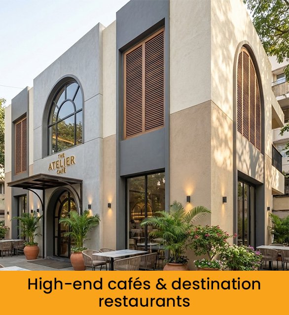 High-end cafés & destination restaurants