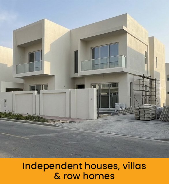 Independent houses, villas & row homes