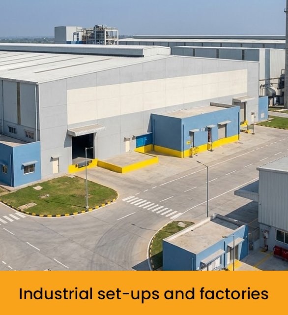 Industrial set-ups and factories