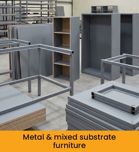 Metal & mixed substrate furniture