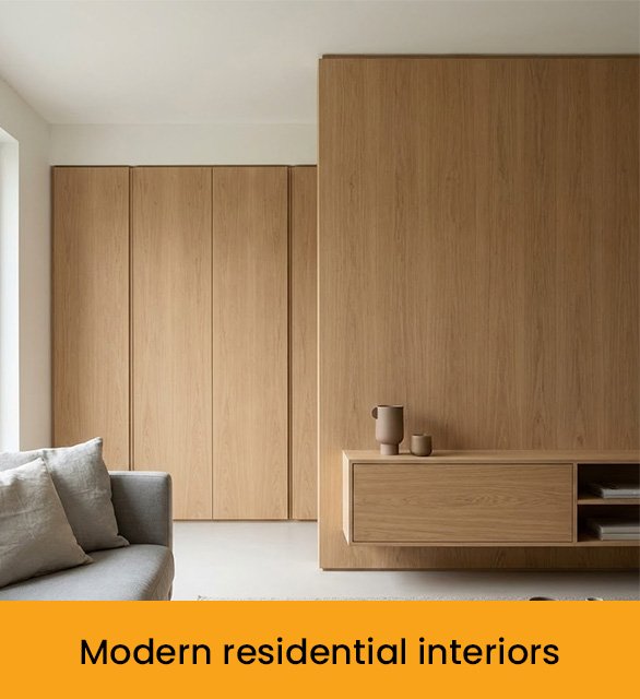 Modern residential interiors