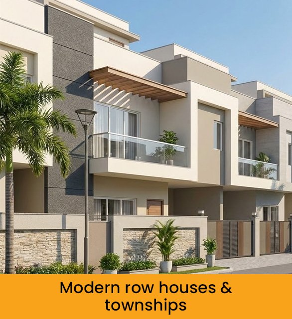 Modern row houses
