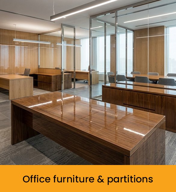 Office furniture & partitions