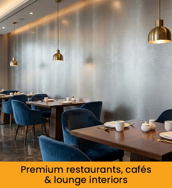 Premium restaurants, cafés & lounge interiors