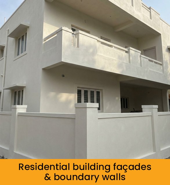 Residential building façades & boundary walls
