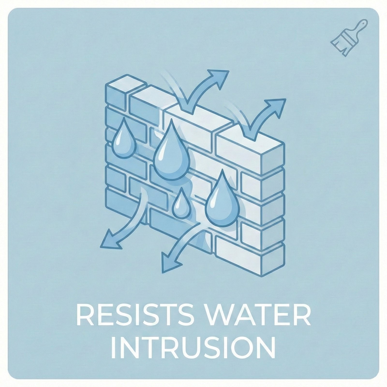 Resists water Intrusion