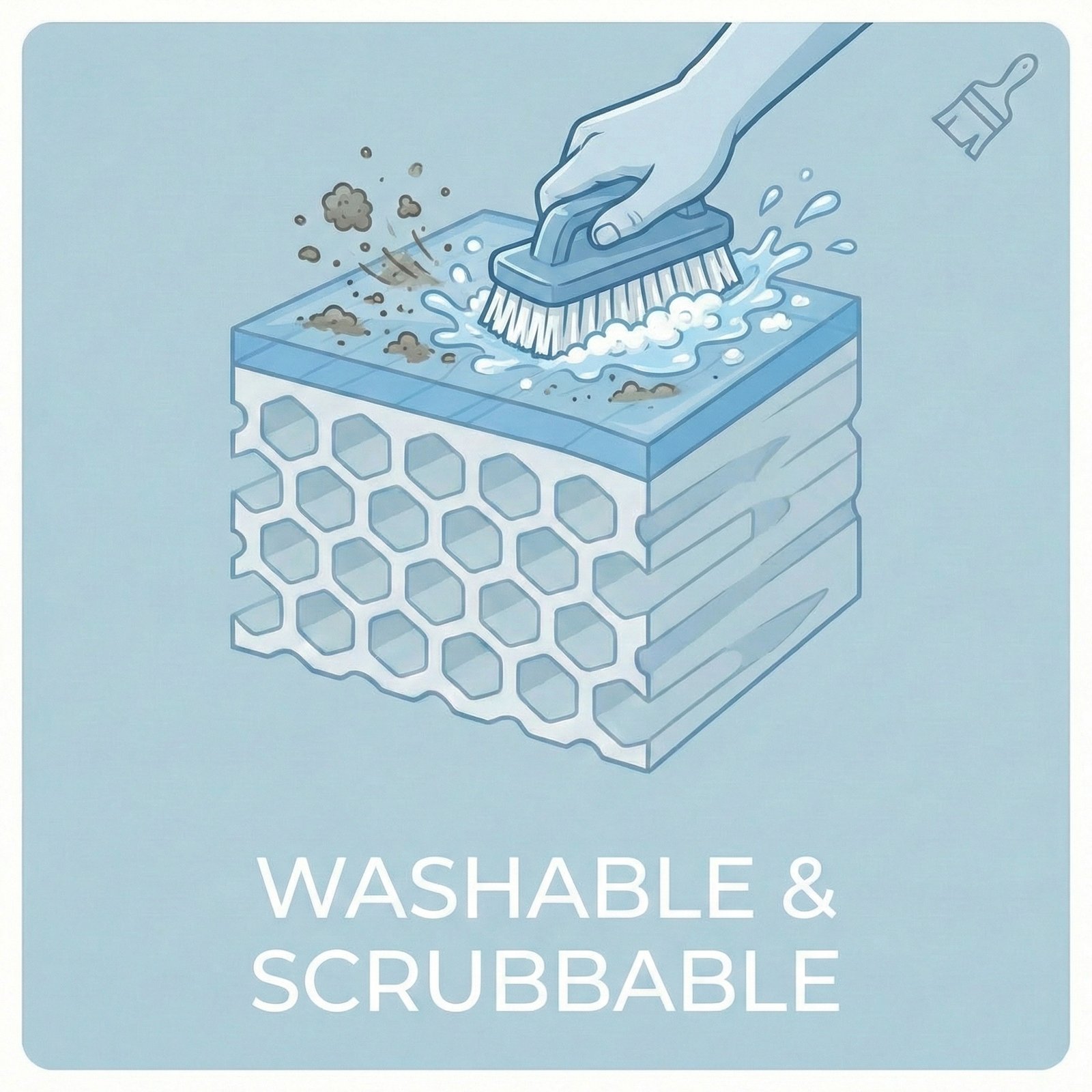 Washable & Scrubbable
