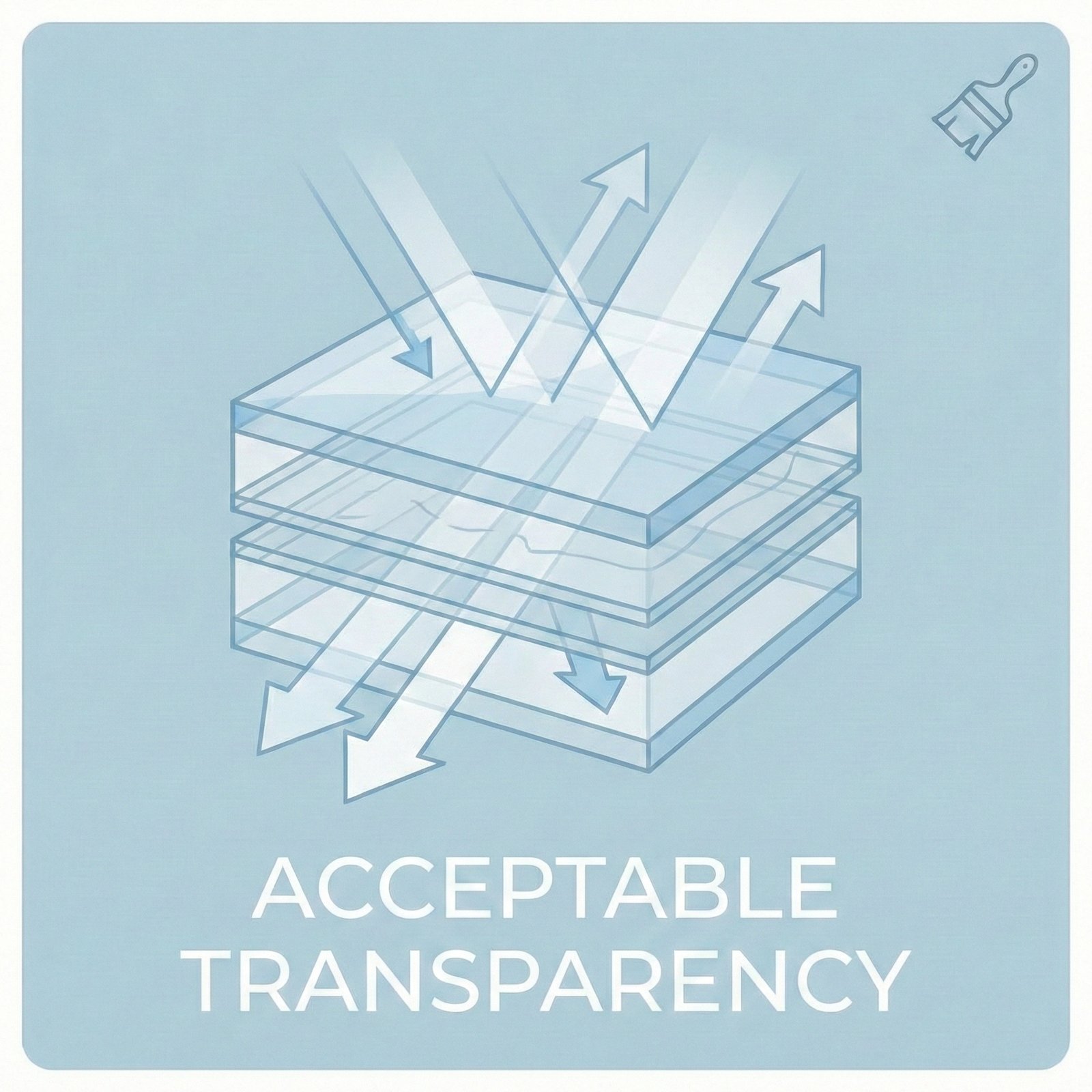 acceptable transparency