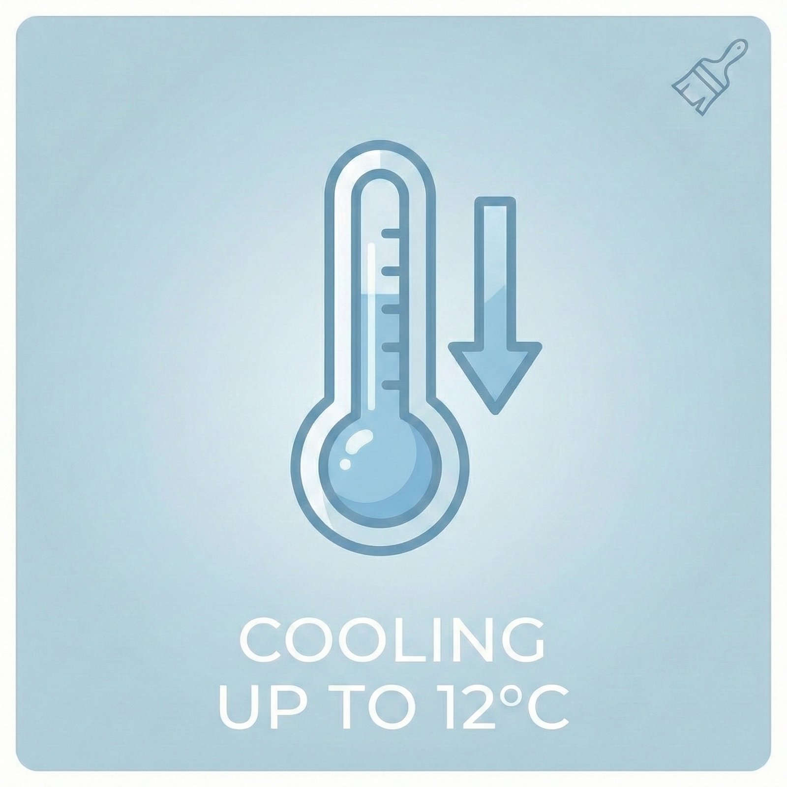 cooling upto 12c