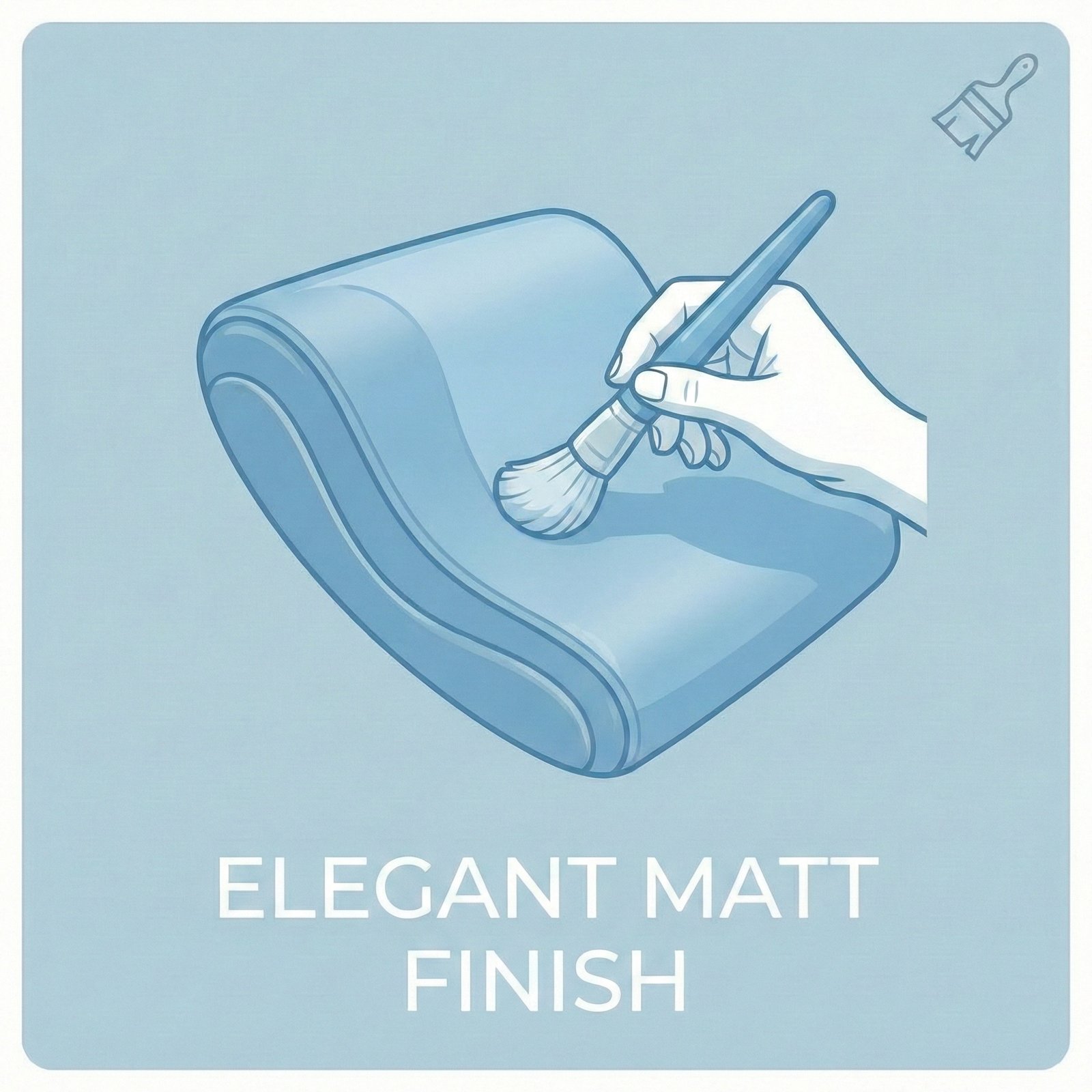elegant matt finish