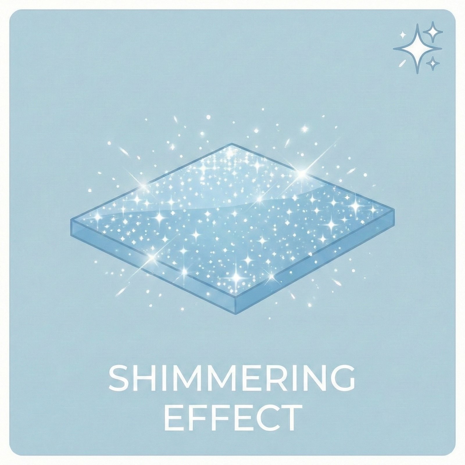 shimmering effect