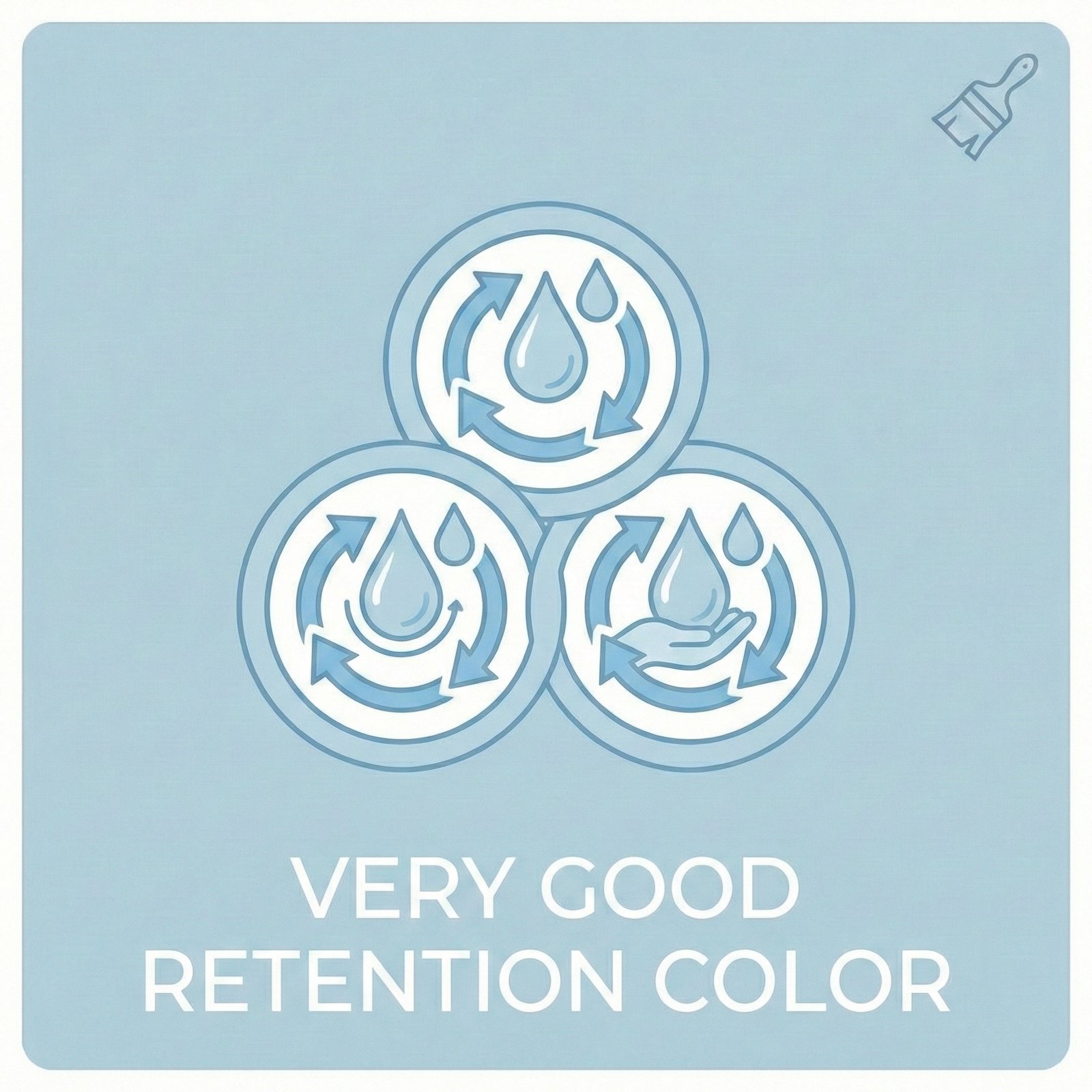 very good retention color