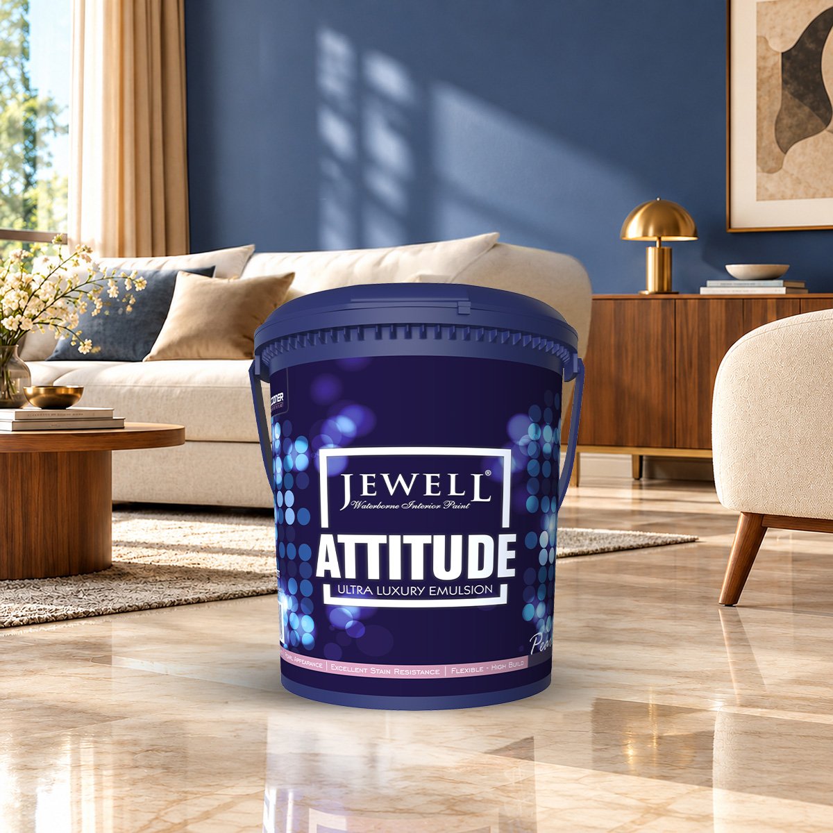 Jewell Attitude Pearl Glo paint