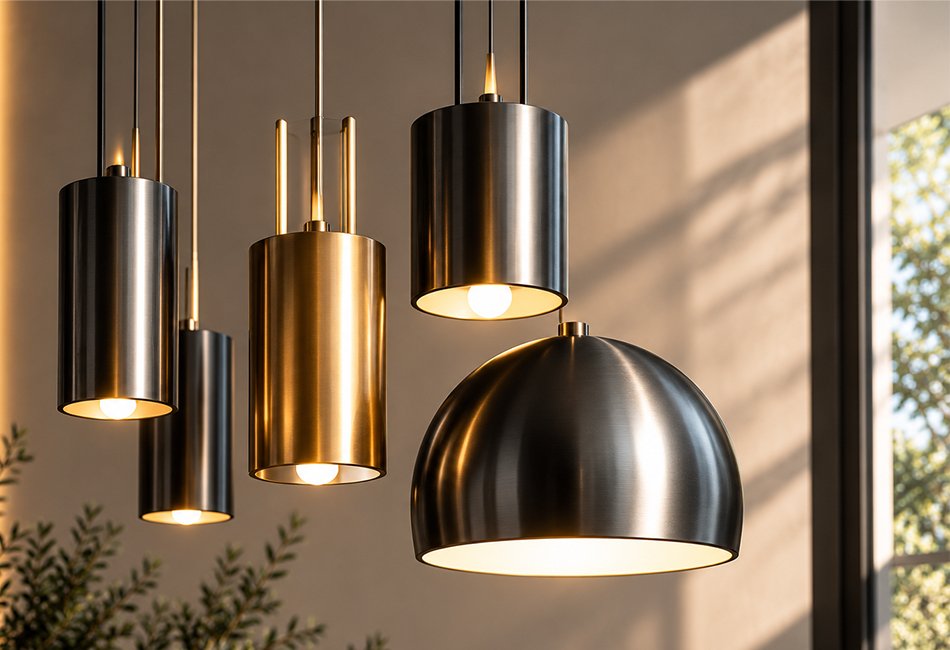 Jewell metal collection — refined metallic interior detail