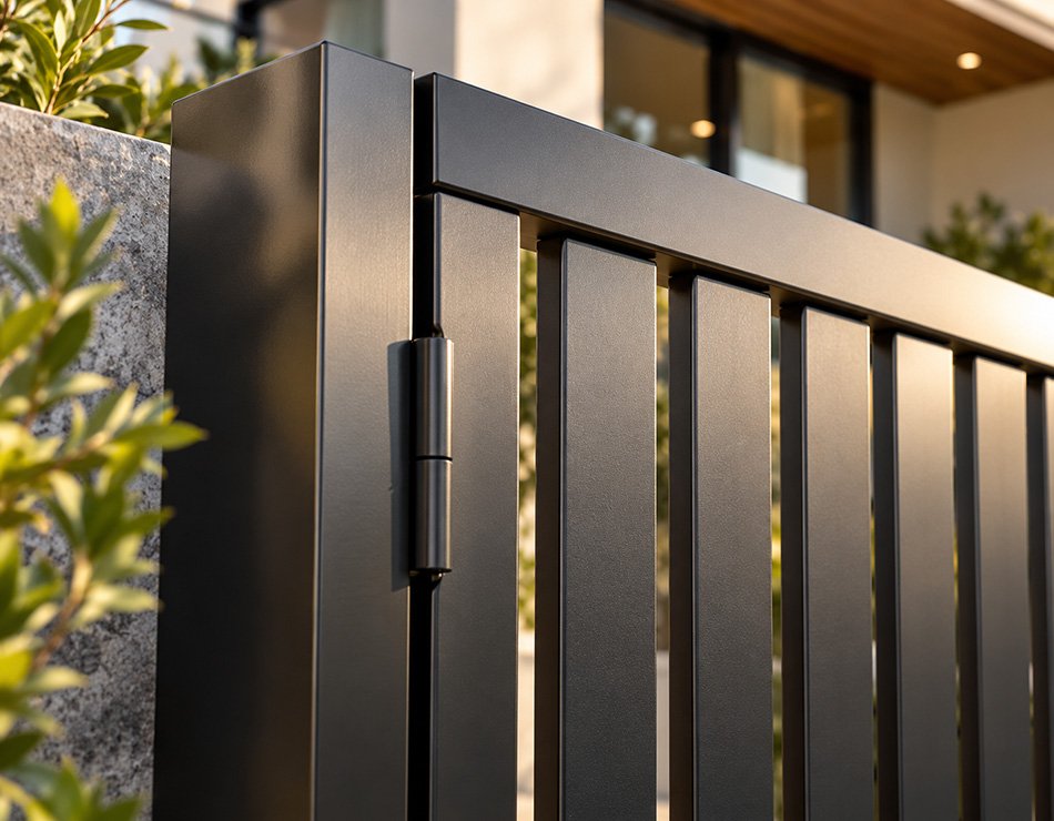 Metal surfaces in a refined interior