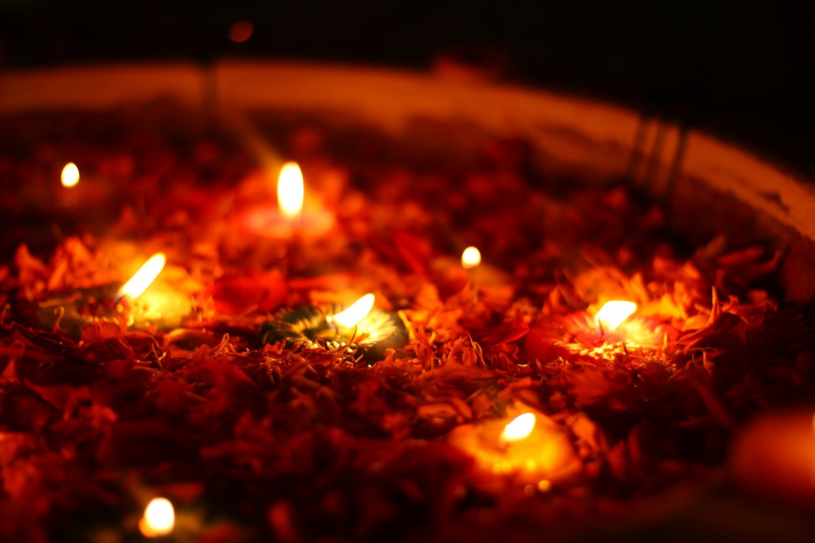 Festive lights and Diwali details